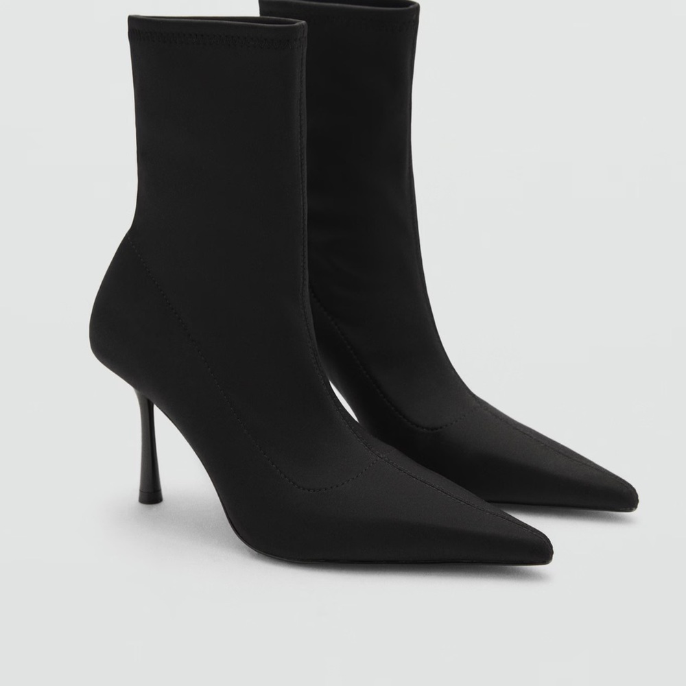 Mango Heel Sock Boots